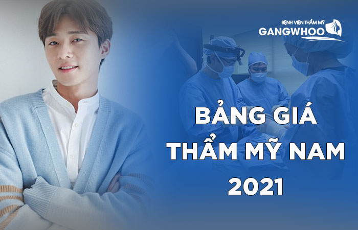 Bảng Giá Thẩm Mỹ Nam Giới Mới Nhất 2021